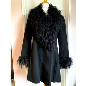 Steve by Searle Black Cashmere Blend jacket 8